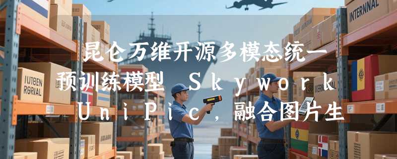 ​昆仑万维开源多模态统一预训练模型 Skywork UniPic，融合图片生成与理解能力