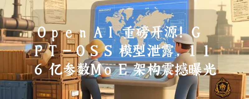 OpenAI重磅开源！GPT-OSS模型泄露，116亿参数MoE架构震撼曝光，AI新纪元来袭？