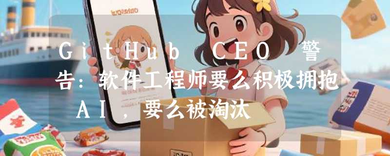 GitHub CEO 警告：软件工程师要么积极拥抱 AI，要么被淘汰