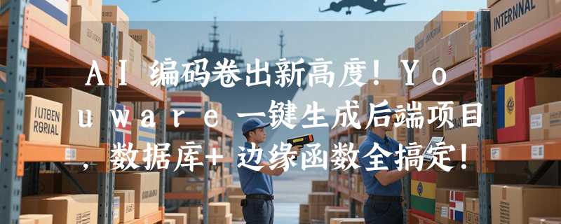 AI编码卷出新高度！Youware一键生成后端项目，数据库+边缘函数全搞定！