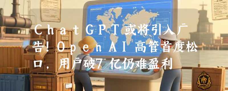 ChatGPT或将引入广告！OpenAI高管首度松口，用户破7亿仍难盈利