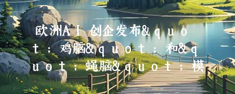 欧洲AI创企发布"鸡脑"和"蝇脑"模型，94MB超小AI可离线运行苹果手表