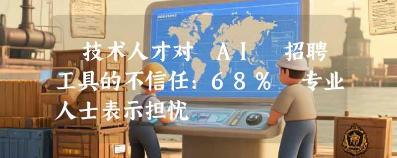 ​技术人才对 AI 招聘工具的不信任：68% 专业人士表示担忧