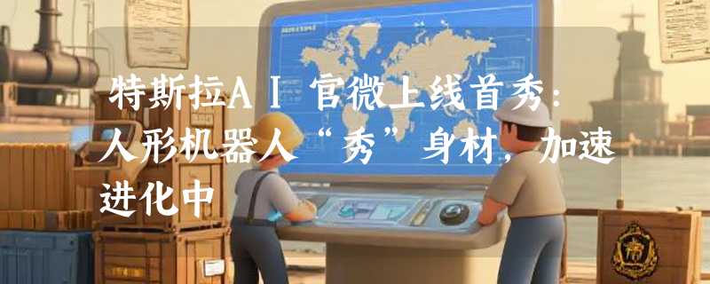 特斯拉AI官微上线首秀:人形机器人“秀”身材，加速进化中