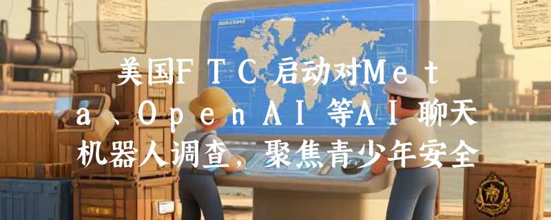 ​美国FTC启动对Meta、OpenAI等AI聊天机器人调查，聚焦青少年安全