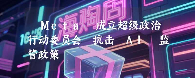 ​Meta 成立超级政治行动委员会 抗击 AI 监管政策