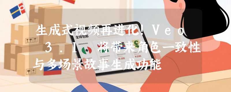 生成式视频再进化！Veo 3.1 将带来角色一致性与多场景故事生成功能