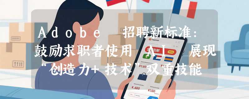 Adobe 招聘新标准:鼓励求职者使用 AI 展现“创造力+技术”双重技能