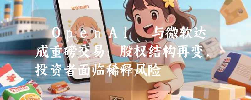 ​OpenAI 与微软达成重磅交易：股权结构再变，投资者面临稀释风险