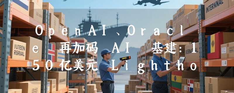 OpenAI、Oracle 再加码 AI 基建:150亿美元 Lighthouse 园区启动建设