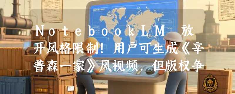 NotebookLM 放开风格限制!用户可生成《辛普森一家》风视频，但版权争议升温