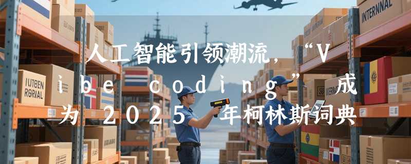 ​人工智能引领潮流，“Vibe coding” 成为 2025 年柯林斯词典年度词汇