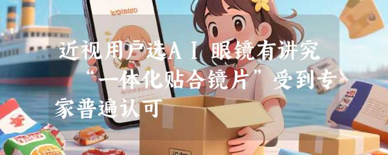 近视用户选AI眼镜有讲究 “一体化贴合镜片”受到专家普遍认可