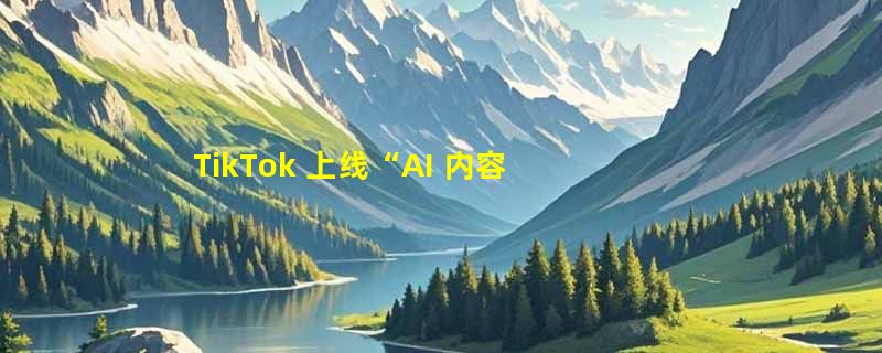 TikTok 上线“AI 内容浓度”滑杆，并推 200 万美元基金教用户识别深度伪造