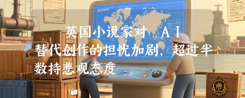 ​ 英国小说家对 AI 替代创作的担忧加剧，超过半数持悲观态度