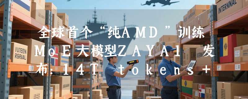 全球首个“纯AMD”训练MoE大模型ZAYA1 发布：14T tokens+CCA注意力，性能对标Qwen3