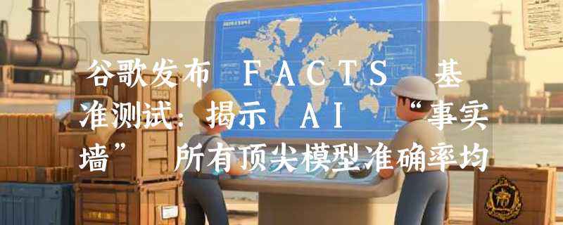 谷歌发布 FACTS 基准测试:揭示 AI “事实墙” 所有顶尖模型准确率均低于70%