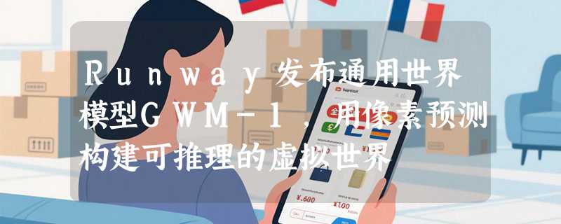 Runway发布通用世界模型GWM-1，用像素预测构建可推理的虚拟世界
