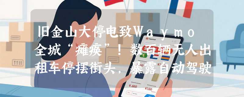 旧金山大停电致Waymo全城“瘫痪”！数百辆无人出租车停摆街头，暴露自动驾驶脆弱性