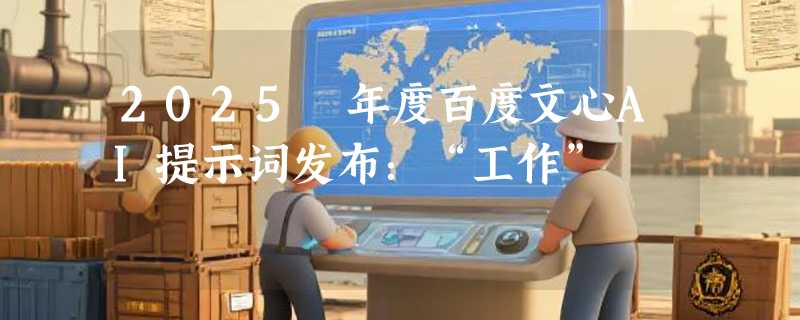 2025 年度百度文心AI提示词发布：“工作”