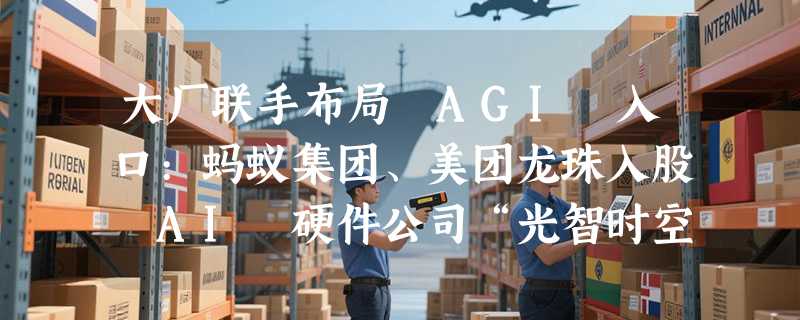 大厂联手布局 AGI 入口:蚂蚁集团、美团龙珠入股 AI 硬件公司“光智时空”