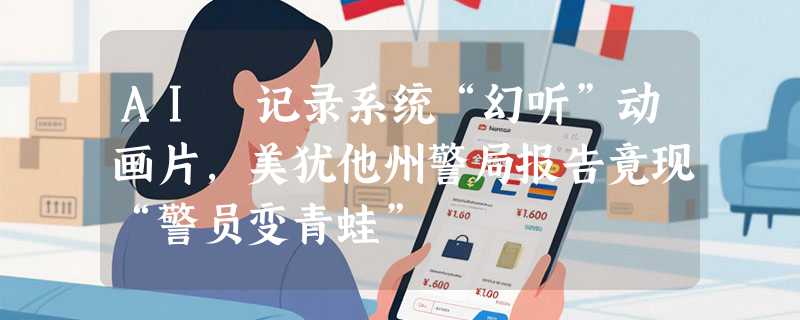 AI 记录系统“幻听”动画片，美犹他州警局报告竟现“警员变青蛙”