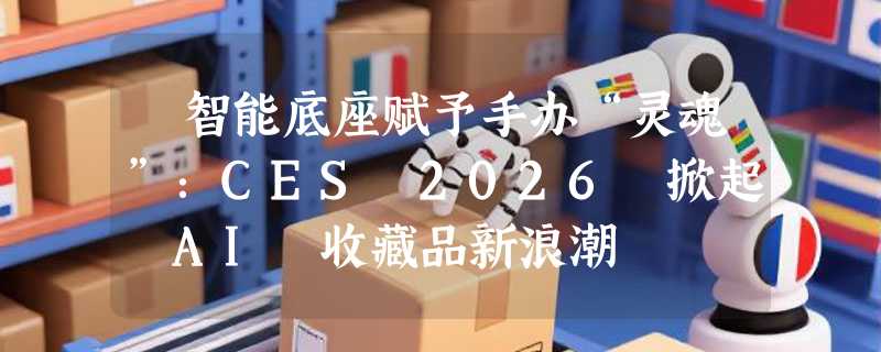 ​智能底座赋予手办“灵魂”：CES 2026 掀起 AI 收藏品新浪潮