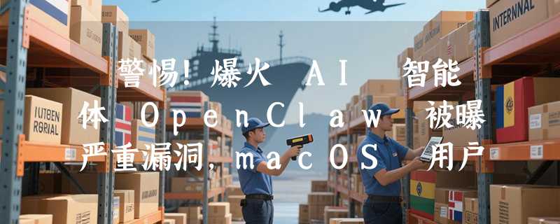 ​警惕！爆火 AI 智能体 OpenClaw 被曝严重漏洞，macOS 用户面临病毒植入风险