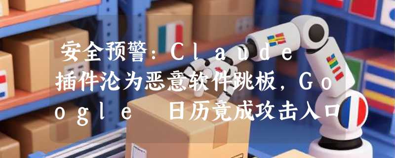 安全预警：Claude 插件沦为恶意软件跳板，Google 日历竟成攻击入口