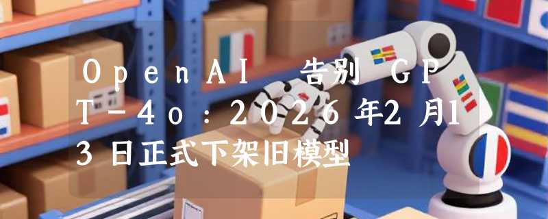 OpenAI 告别 GPT-4o:2026年2月13日正式下架旧模型