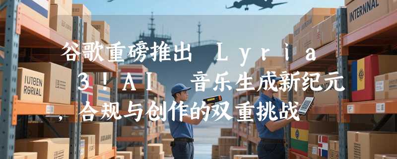 谷歌重磅推出 Lyria 3！AI 音乐生成新纪元，合规与创作的双重挑战