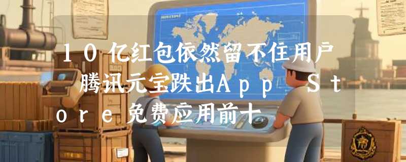 10亿红包依然留不住用户 腾讯元宝跌出App Store免费应用前十