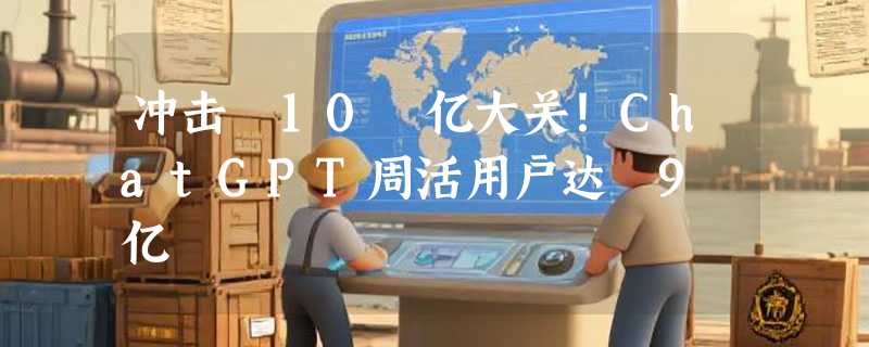 冲击 10 亿大关！ChatGPT周活用户达 9 亿