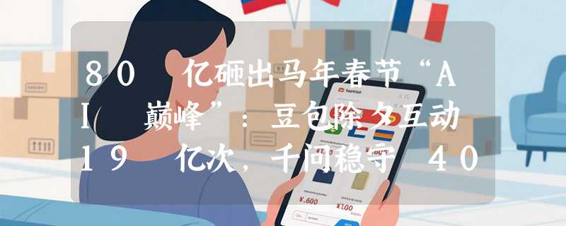 80 亿砸出马年春节“AI 巅峰”：豆包除夕互动 19 亿次，千问稳守 4000 万日活，谁在裸泳？