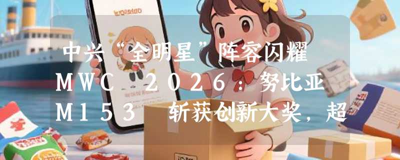 中兴“全明星”阵容闪耀 MWC 2026：努比亚 M153 斩获创新大奖，超萌 AI 宠物 iMoochi 治愈全球！
