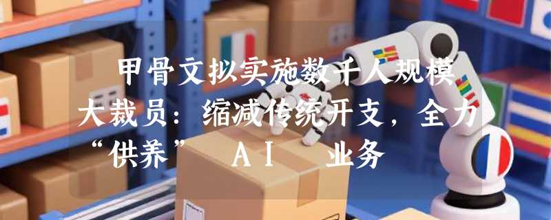 ​甲骨文拟实施数千人规模大裁员：缩减传统开支，全力“供养” AI 业务