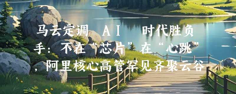 马云定调 AI 时代胜负手：不在“芯片”在“心跳”，阿里核心高管罕见齐聚云谷谈教育