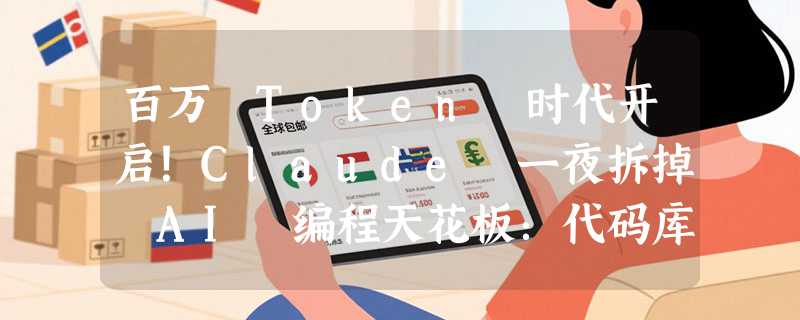 百万 Token 时代开启！Claude 一夜拆掉 AI 编程天花板：代码库、哈利波特都能一次吞下？