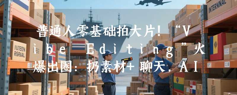 普通人零基础拍大片！“Vibe Editing”火爆出圈：扔素材+聊天，AI秒出朋友圈爆款视频