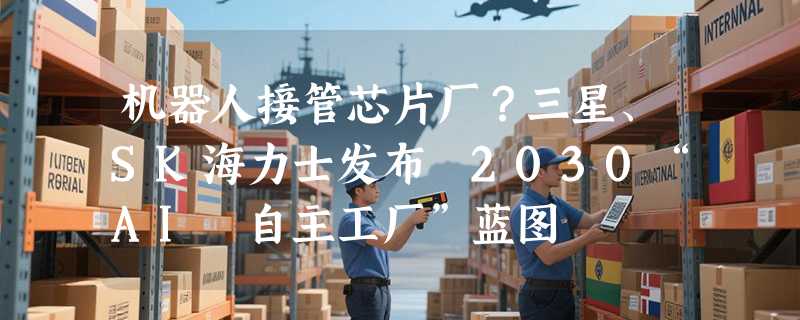 机器人接管芯片厂？三星、SK海力士发布 2030“AI 自主工厂”蓝图