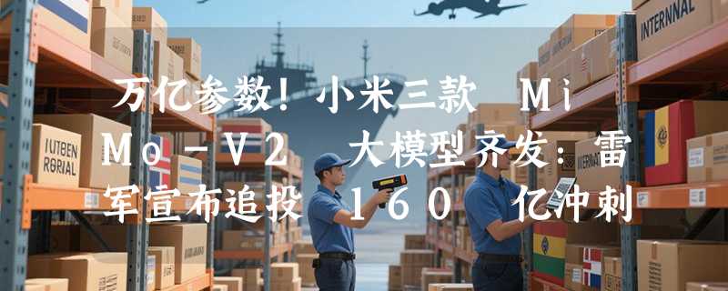 万亿参数！小米三款 MiMo-V2 大模型齐发：雷军宣布追投 160 亿冲刺 AI