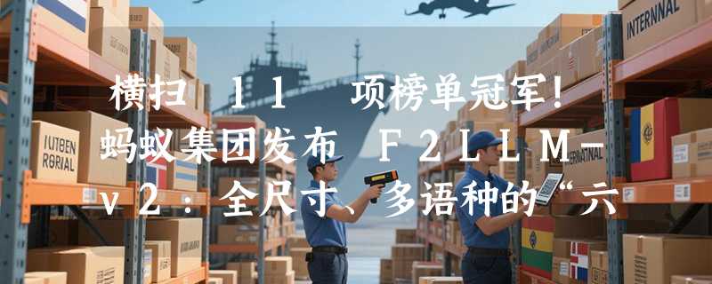 横扫 11 项榜单冠军！蚂蚁集团发布 F2LLM-v2：全尺寸、多语种的“六边形”嵌入模型