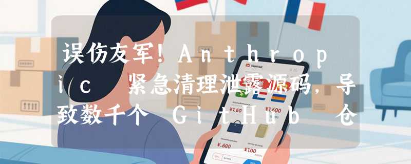 误伤友军！Anthropic 紧急清理泄露源码，导致数千个 GitHub 仓库意外“躺枪”