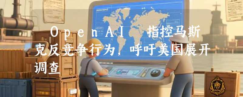 ​OpenAI 指控马斯克反竞争行为，呼吁美国展开调查