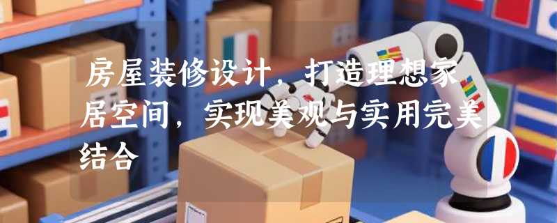 房屋装修设计，打造理想家居空间，实现美观与实用完美结合