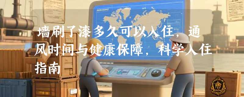 墙刷了漆多久可以入住，通风时间与健康保障，科学入住指南