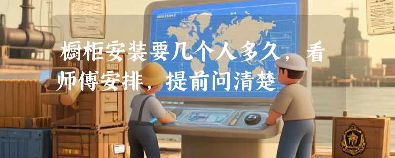 橱柜安装要几个人多久，看师傅安排，提前问清楚