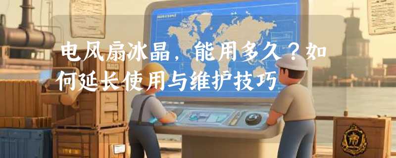 电风扇冰晶，能用多久？如何延长使用与维护技巧