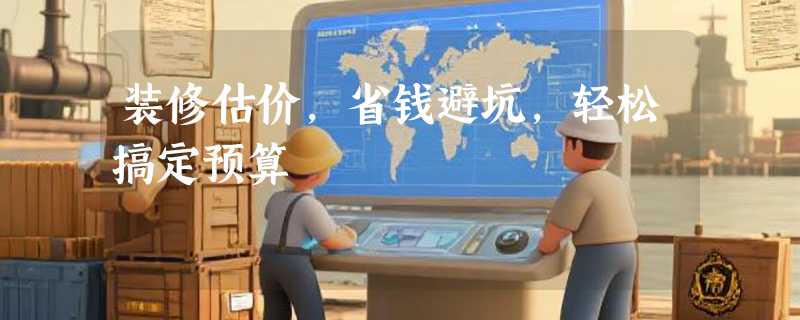 装修估价，省钱避坑，轻松搞定预算