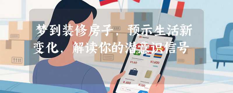 梦到装修房子，预示生活新变化，解读你的潜意识信号